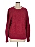 Design 365 100% Acrylic Solid Burgundy Pullover Sweater Size M - photo 1