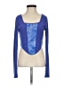 Shein Blue Long Sleeve Top Size XS - photo 1