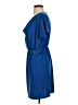 Laundry by Design Solid Blue Casual Dress Size 4 - photo 5