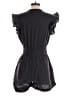 BA&SH 100% Cotton Solid Black Gray Romper Size Sm (1) - photo 2