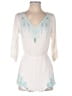 Forever 21 100% Rayon Ivory Romper Size S - photo 1
