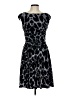 En Focus Studio Animal Print Black Cocktail Dress Size 10 - photo 1