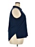 prologue 100% Polyester Blue Sleeveless Blouse Size XXL - photo 4