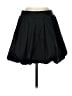 A New Day 100% Polyester Solid Black Casual Skirt Size S - photo 1