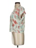 Full Tilt Tie-dye Teal Short Sleeve Top Size S - photo 5
