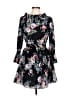 Intermix Floral Black Cocktail Dress Size L - photo 1