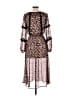 Knox Rose Animal Print Brown Cocktail Dress Size S - photo 2