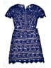 Reiss 100% Polyester Blue Cocktail Dress Size 0 - photo 1