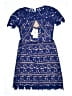 Reiss 100% Polyester Blue Cocktail Dress Size 0 - photo 2