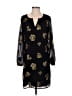 CAbi 100% Polyester Paisley Black Casual Dress Size S - photo 1