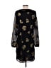 CAbi 100% Polyester Paisley Black Casual Dress Size S - photo 2
