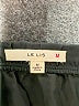 Le Lis 100% Polyester Black 3/4 Sleeve Blouse Size M - photo 7