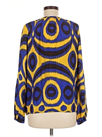 Tory Burch Long Sleeve Silk Top (view 2)