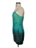 Assorted Brands Color Block Teal Cocktail Dress Size S - photo 5