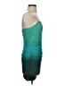 Assorted Brands Color Block Teal Cocktail Dress Size S - photo 4