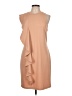 Venus Solid Tan Cocktail Dress Size L - photo 1
