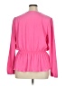 On 34th 100% Polyester Pink Long Sleeve Blouse Size 0X - photo 2