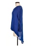 Lily White Blue 3/4 Sleeve Top Size M - photo 5