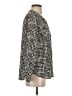 Collective Concepts 100% Polyester Houndstooth Black Long Sleeve Blouse Size S - photo 4