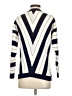 Prettygarden Chevron-herringbone Blue Pullover Sweater Size S - photo 2