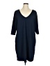 JunaRose Chevron-herringbone Blue Casual Dress Size 1X - photo 1