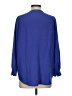 Joie 100% Silk Blue Long Sleeve Silk Top Size XS - photo 2