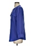 Joie 100% Silk Blue Long Sleeve Silk Top Size XS - photo 5