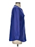 Joie 100% Silk Blue Long Sleeve Silk Top Size XS - photo 4