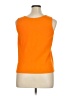 Claudia D. Orange Sleeveless T-Shirt Size XL - photo 2