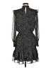 MSK 100% Polyester Polka Dots Black Cocktail Dress Size M - photo 2