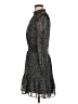 MSK 100% Polyester Polka Dots Black Cocktail Dress Size M - photo 5