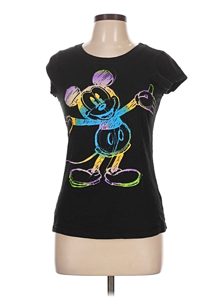 Pre-owned Disney Short Sleeve T-shirt In Black