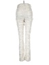 Madeleine Metallic Silver Casual Pants Size 6 - photo 2