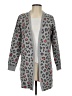 Sugarhill Brighton Animal Print Gray Cardigan Size 4 - photo 1