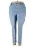 Ann Taylor LOFT Solid Blue Jeans Size 18 - photo 1