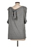 Soft Joie Gray Short Sleeve Blouse Size L - photo 2