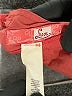 Lux 100% Cotton Graphic Red Cocktail Dress Size 7 - photo 8