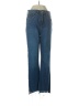 Ann Taylor LOFT Chevron-herringbone Blue Jeans Size 27 waist - photo 1