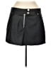 Assorted Brands Solid Black Faux Leather Skirt Size M - photo 1