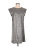 Hache Metallic Silver Casual Dress Size EU 42 / US 12 - photo 1