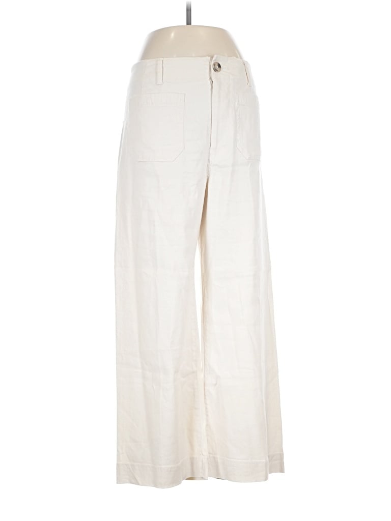 Maeve Linen Pants In White