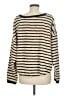 By Together 100% Polyester Stripes Gold Pullover Sweater Size M - photo 2