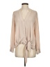 Chelsea28 100% Polyester Tan Long Sleeve Blouse Size S - photo 1