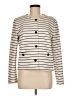 Bar III Stripes Ivory Jacket Size M - photo 1
