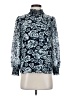 J.Crew 100% Polyester Blue Long Sleeve Blouse Size XXS - photo 1
