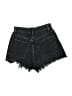 Zara Black Denim Shorts Size 4 - photo 2