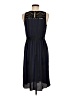 Ann Taylor LOFT 100% Polyester Blue Casual Dress Size 6 - photo 2