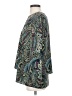 J.Jill 100% Polyester Paisley Teal Long Sleeve Blouse Size S - photo 5
