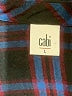 CAbi 100% Rayon Plaid Blue Long Sleeve Button-Down Shirt Size L - photo 7