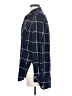 Athleta 100% Cotton Plaid Blue Long Sleeve Button-Down Shirt Size S - photo 5